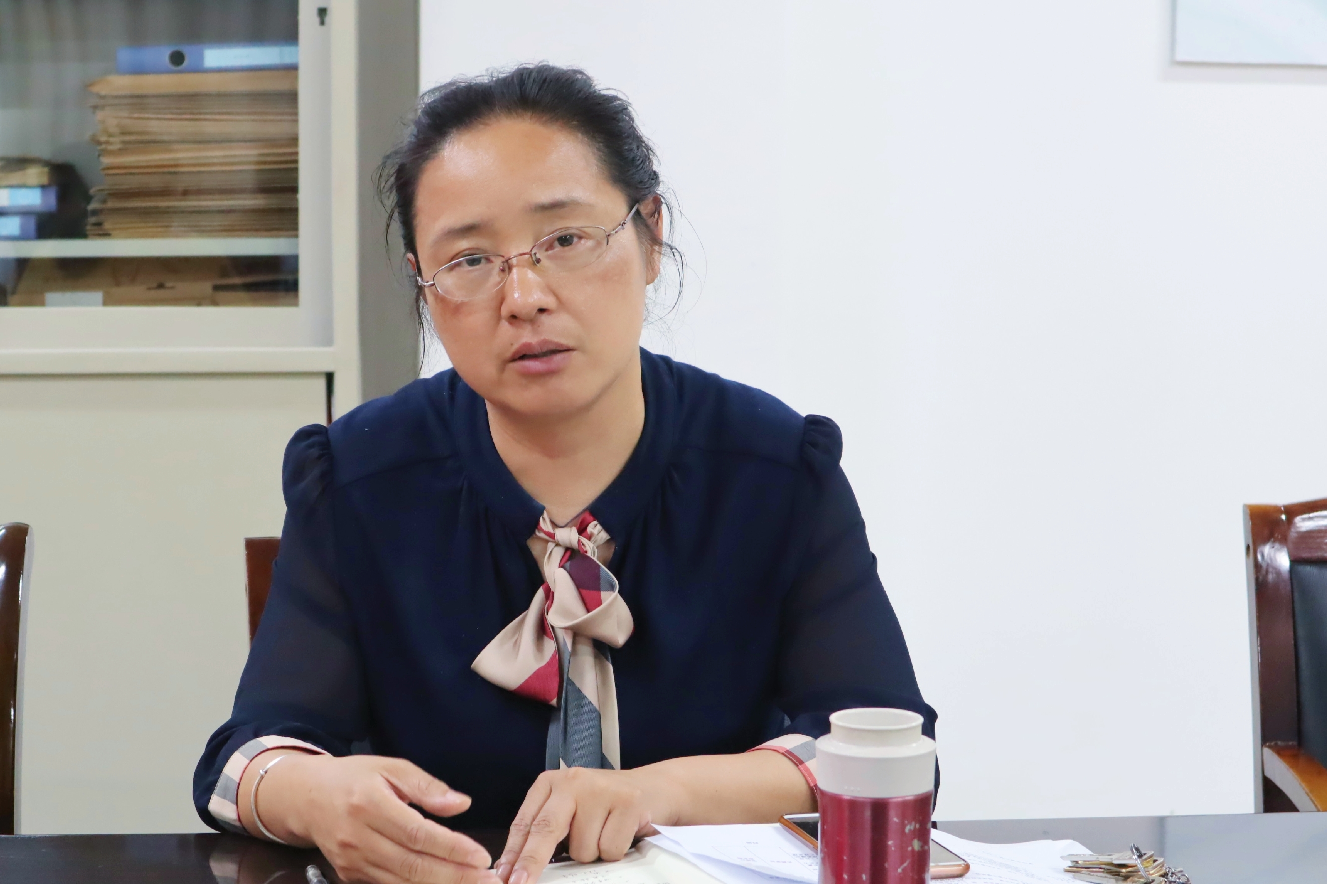 张晓红对学生干部在校期间为学院的发展和学生管理所做的贡献表示充分